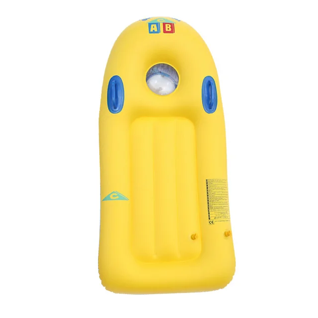 Megvastagodott Gyermekek Szörfdeszkás Úszó Víz Sífedmény Felfújható Ágy Gyerek Vízjáték Fogantyúval - Image 4