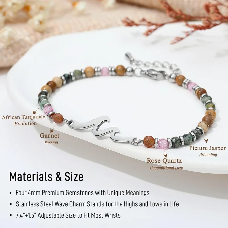Wave Friendship Bracelet - Thoughtful Gift for Women and Best Friends
