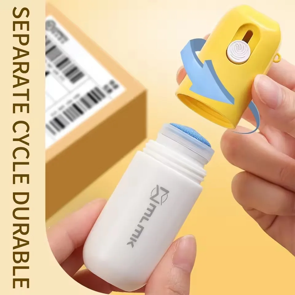 2 in 1 감열지 수정액 및 개봉칼 내구성 있는 감열지 데이터 개인 정보 보호 수정액 지우개 박스 오프너