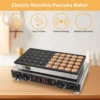 Dutch Pancake Baker, 50PCS Electric Nonstick Pancake Maker 1800W, 1.6" Commercial Muffin Maker Machine for Home Kitchen Restaura 6