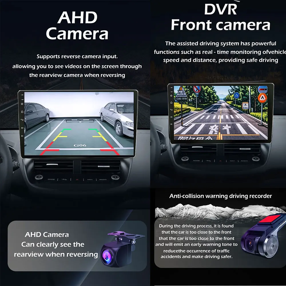 Car Radio Stereo Multimedia Video GPS Navigation Player 9" 4G Android OS For Volvo C30 S40 V50 C70 2004-2012 QLED screen BT 5.0