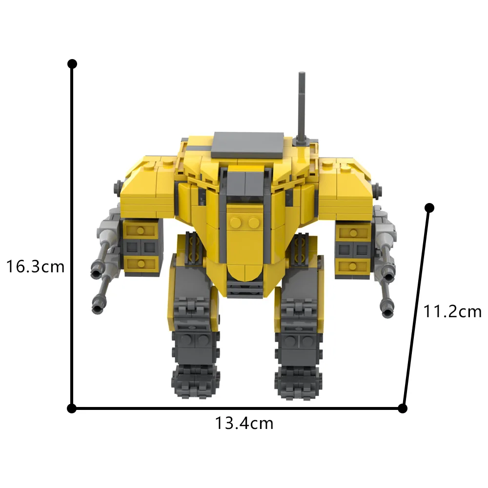 thumbnail image 1 of Bloques de construcción Gobricks exoesqueleto Emancipator Helldivers 2 modelo EXO-49, 1 of 5
