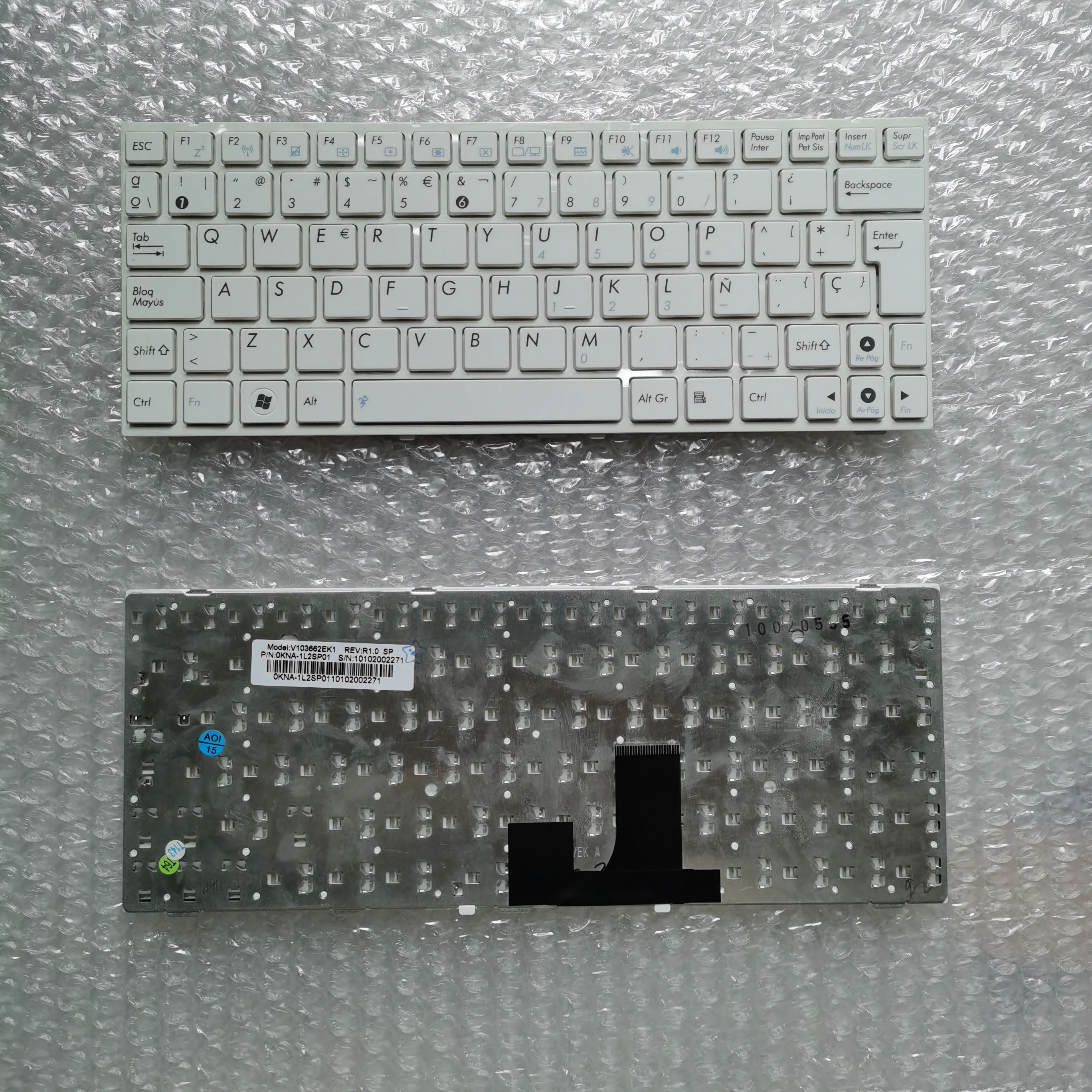 Испанская клавиатура XIN для ноутбуков ASUS EEEPC 1005P 1005PE 1005PEG 1005PG 1005PR 1005PX 1005PXD 1005M 1008P 1008PB SP Frame