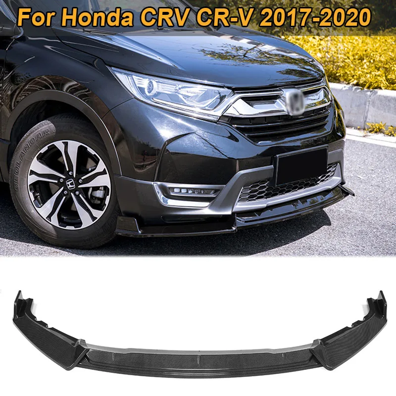 

For Honda CRV CR-V 2017 2018 2019 2020 Front Bumper Lip Spoiler Side Splitter Deflector Cover Body Kit Guards Car Accessories