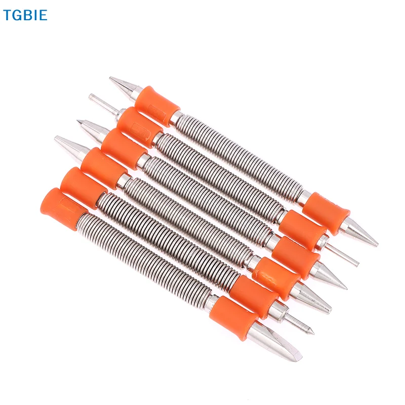 Spring-Loaded Nail Punch & Chisel Rivet Removal Tool Kit