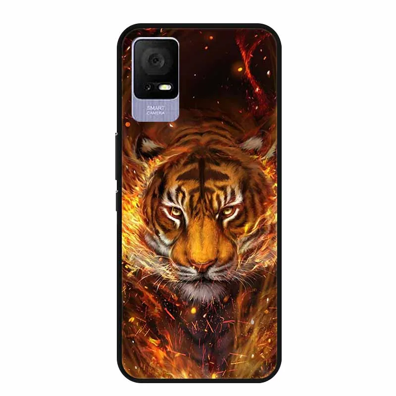 Fashionable Soft TPU Silicone Phone Cover - Stylish Painted Bumper Case