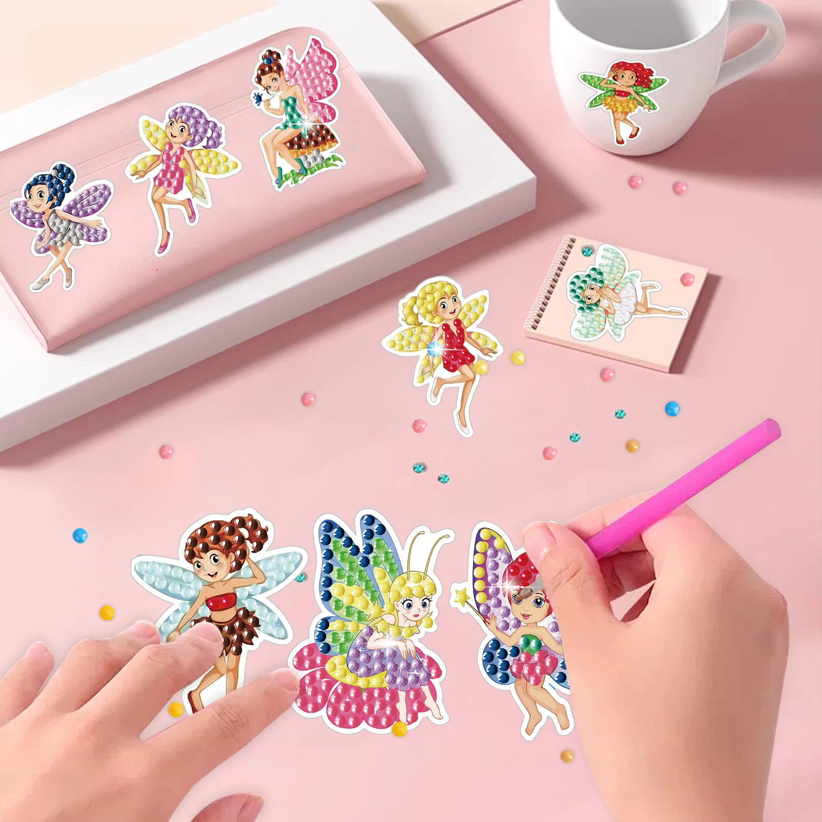 DIY Fairy Kids Diamond Art Stickers