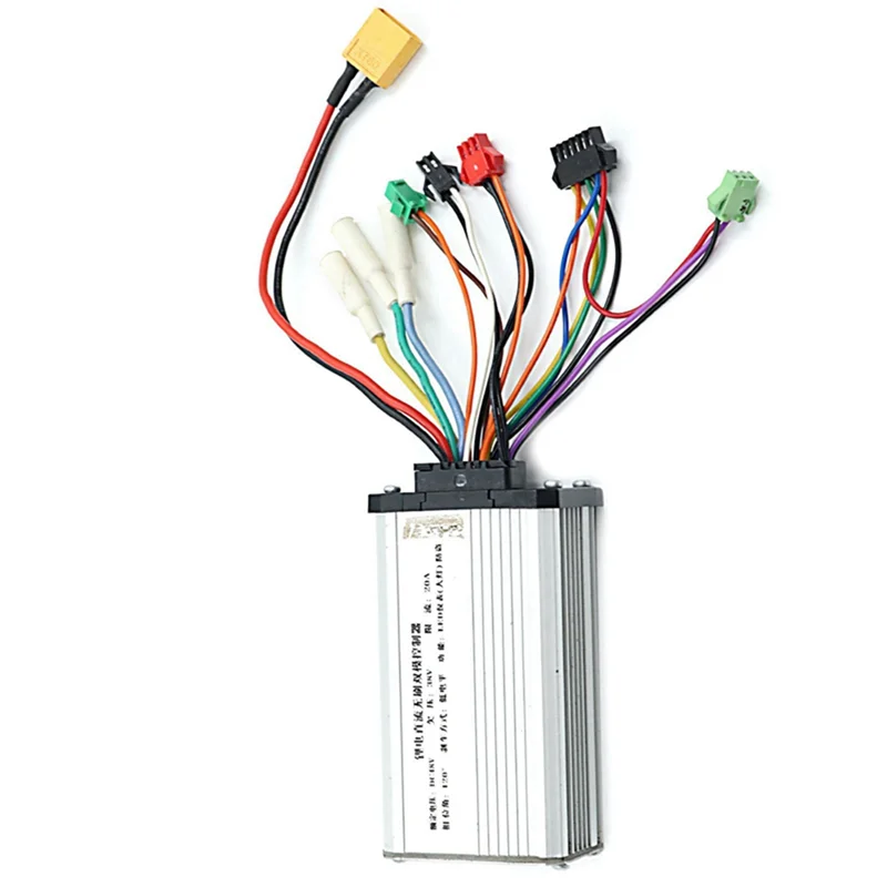 -ABGQ 48V 20A 전기 스케이트보드 지능형 브러시리스 모터 컨트롤러 + 계기판 디스플레이 교체 예비 부품 액세서리