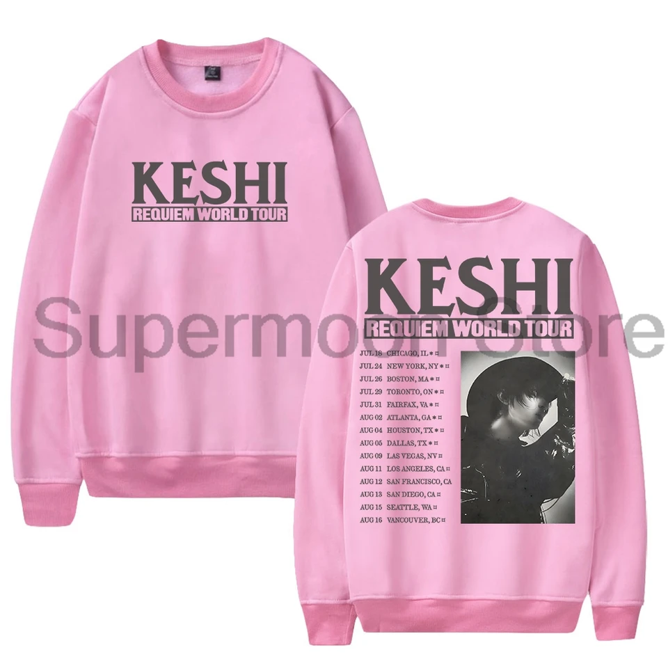Keshi Requiem World Tour 2025 Merch Crewneck Long Sleeve