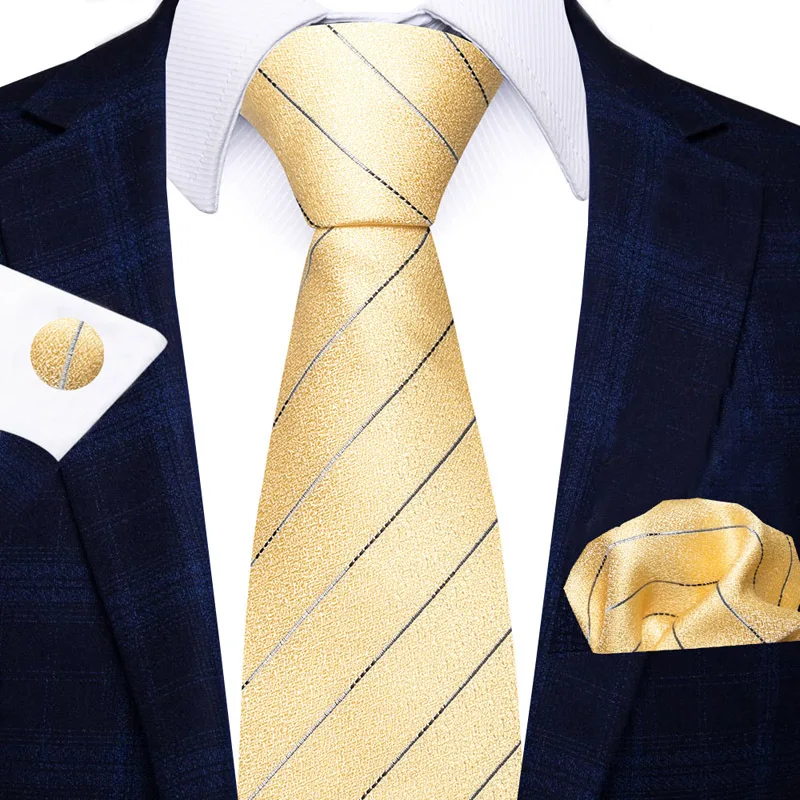 

Tie For Men Blue Gold 13 Colors Sale Wedding Present Tie Pocket Squares Set Necktie Suit Accessories Fit Group Holiday Party