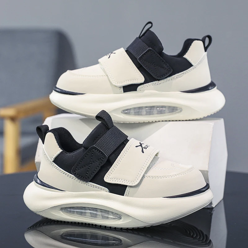 Kids Sneakers Boys Girls Casual Shoes Leather Waterproof Non-slip Running Shoes Sport Toddler 26-37