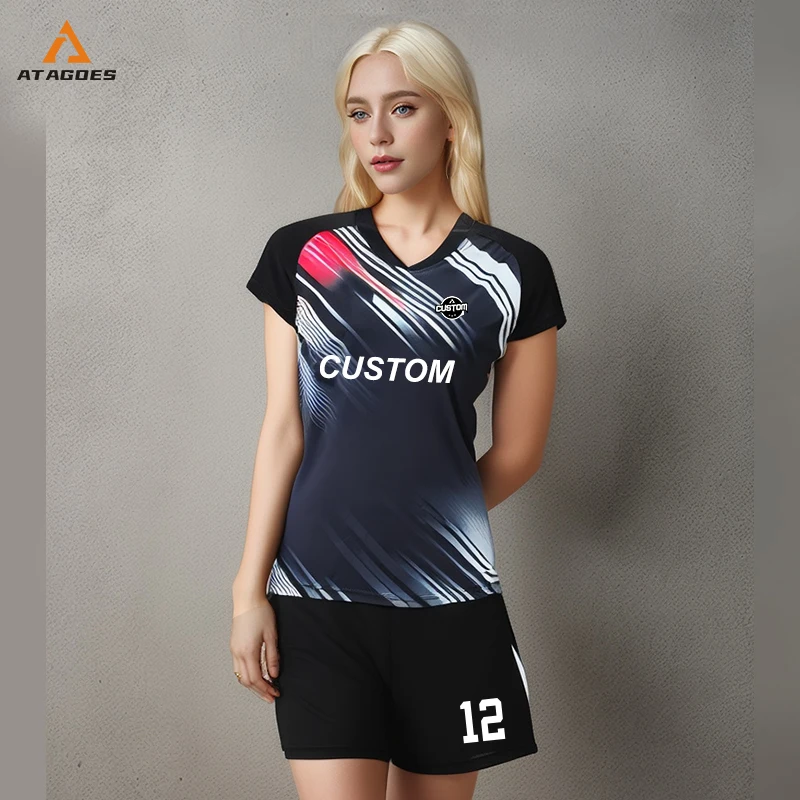 High Quality Volleyball Jersey Men Sleeveless Sport Training Tank Top V Neck Women Volleyball Uniform Shirt 844+845
