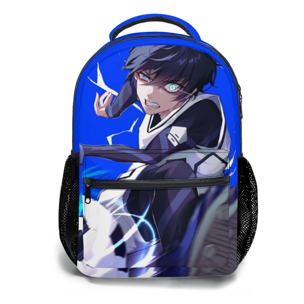 

Blue Lock New Female Fashion High Capacity Waterproof College Backpack Trendy Laptop Travel Book Bag ﻿ ﻿