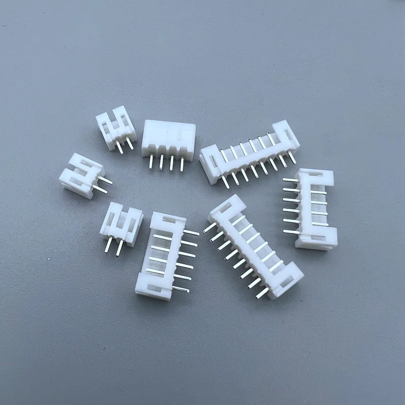 50pcs JST PH 2.0 2P 3P 4P 5P 6P 7P 8P 9P 10P 11P 12 핀 헤더 2.0mm 수 소재 PH2.0 2mm 커넥터 리드 PH-A 스트레이트 핀