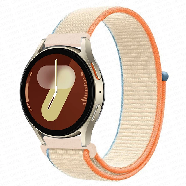 Versatile Nylon Loop Bracelet for Smartwatches - 22mm/20mm Band