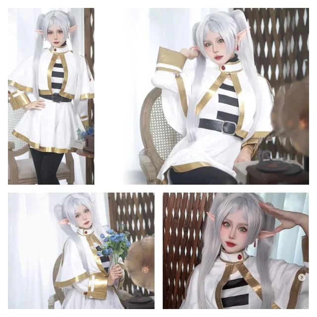 Photos d'une femme avec le costume du cosplay Sousou No Frieren