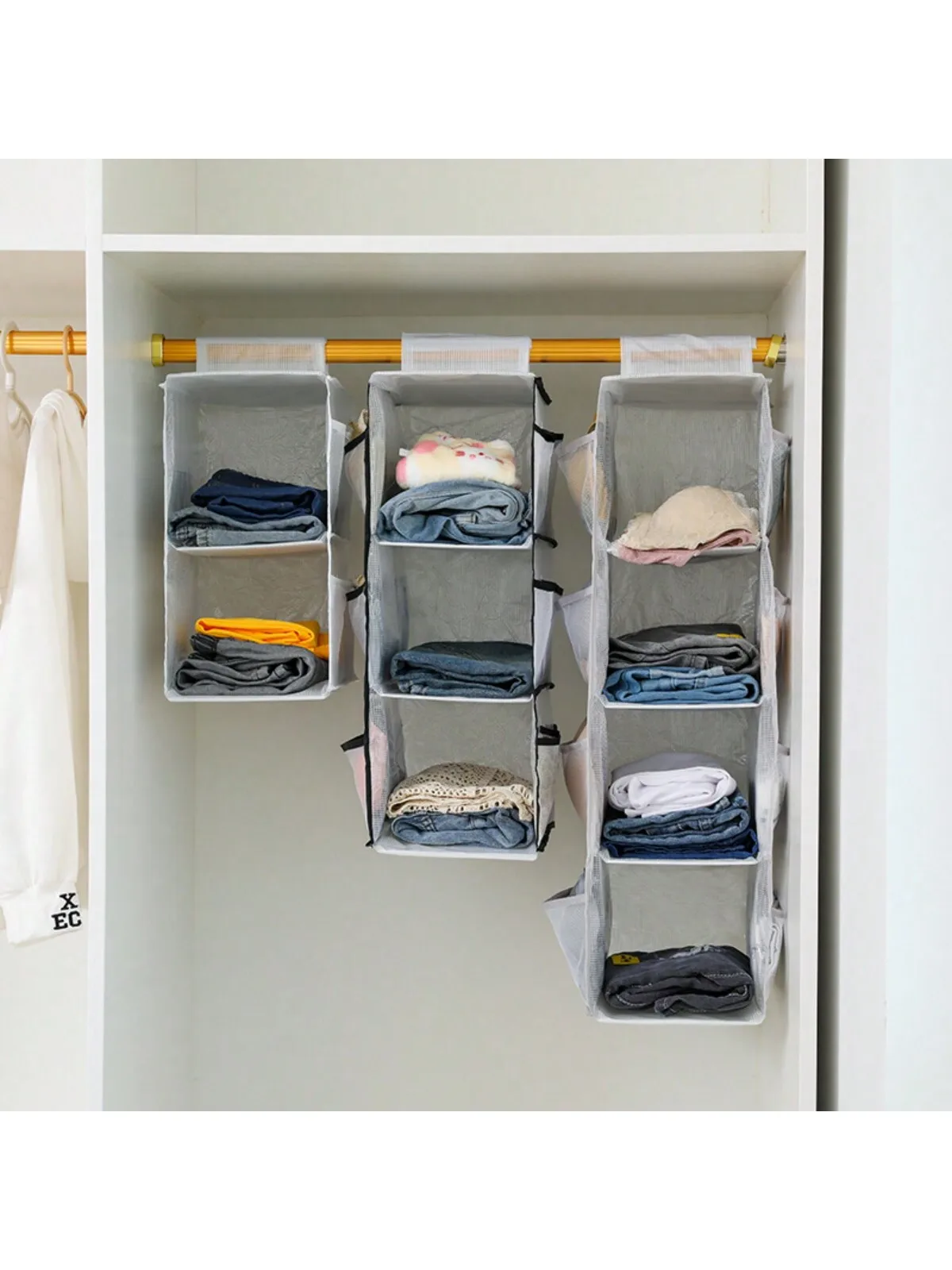 1pcs Underwear Storage Hanging Bag Fabric Closet Hanging Bags Bra Underwear Bags Dormitory Bedside Load Clothes Socks Godware 5