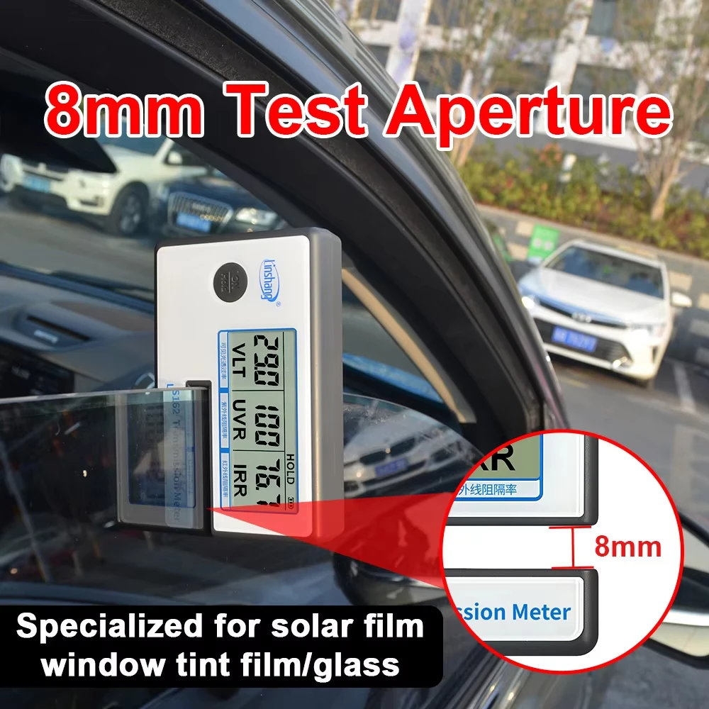 LS162 LS162A Window Tint Meter Solar Film Car Transmission Meter Solar Film Meter VLT UV IR Rejection Tester Dropship 2