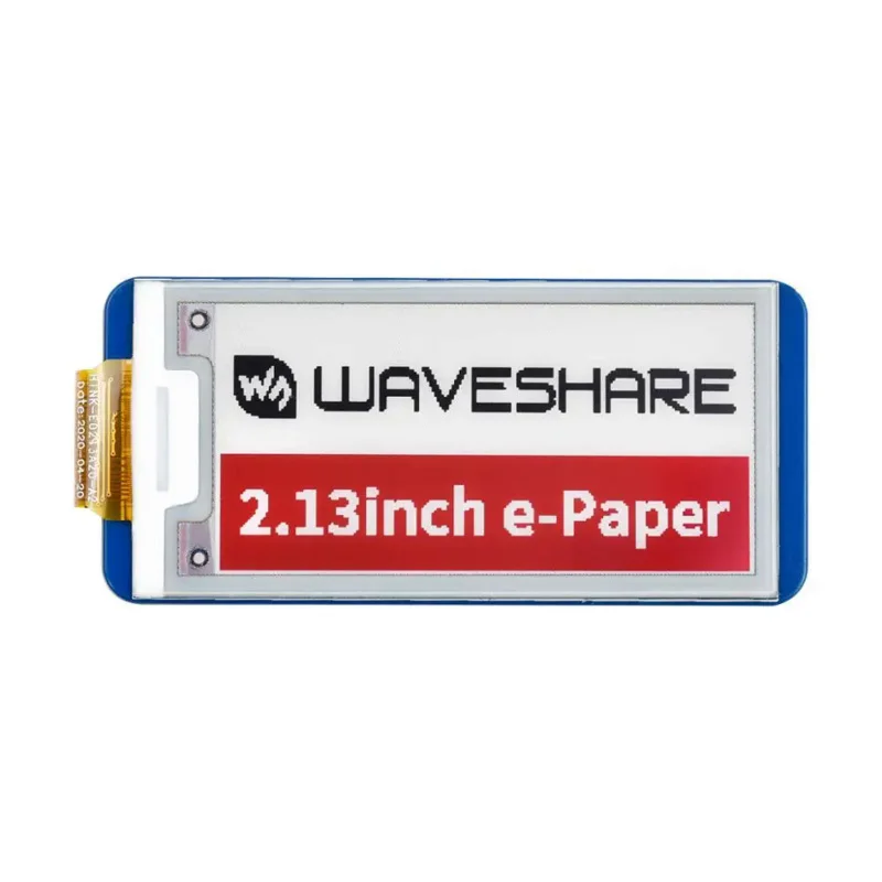 2.13" 3-Color Eink E Paper E-ink Screen Display HAT Kit for RPI Raspberry Pi 0 Zero 2 W 0W 2W 3B 4 Modele B 5 Expansion Board