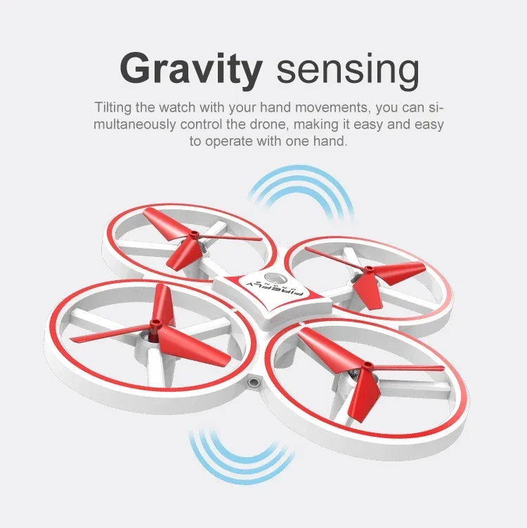 UFO RC Mini Quadcopter Induction Drone Smart Watch Remote Sensing Gesture Aircraft Hand Control Drone  Altitude Hold  Kids 4