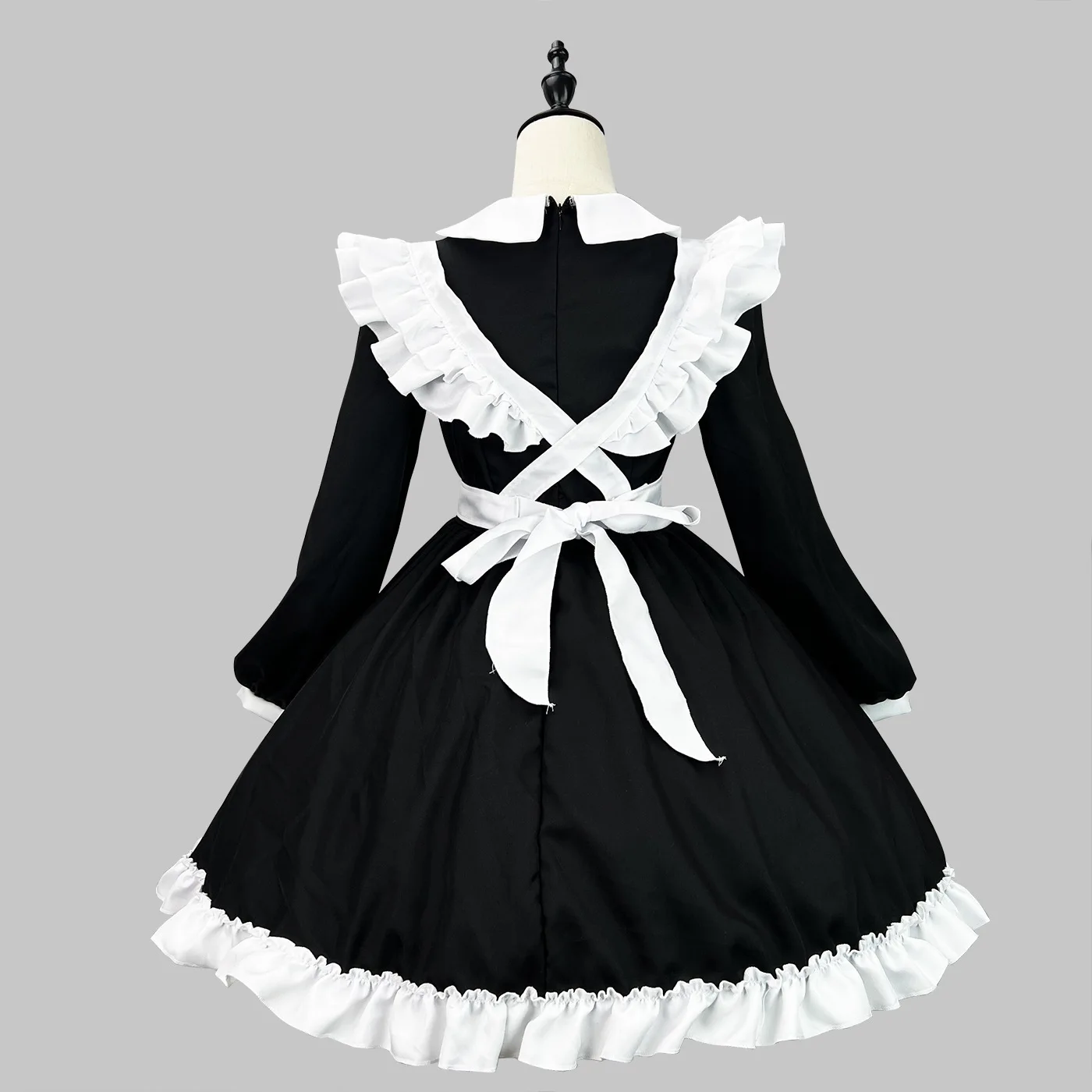 Lolita gonna cameriera Costume Cosplay carino Sexy manica lunga vestito Costume di Halloween vestiti Anime con grembiule gonna mascotte