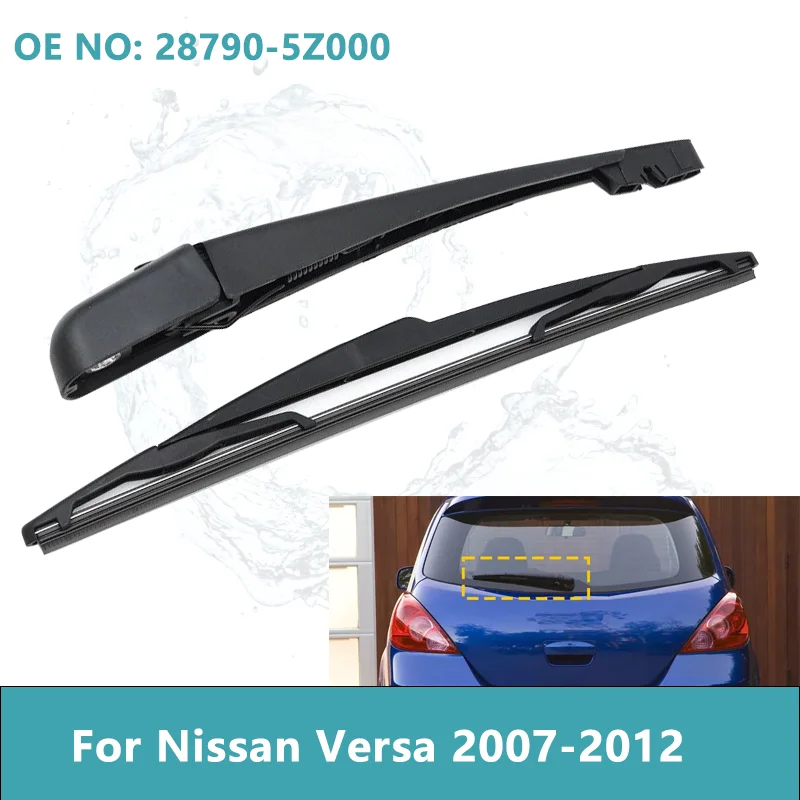 RearWindshieldWiperArmWBladefor20072012NissanVersaWindshield