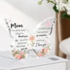 Gifts for Mom, Delicate Mom Birthday Gifts from Daughter Son, Moms Birthday Gift Ideas - Butterfly Acrylic Decorations 3
