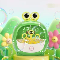 Electric Bubble ​Cartoon Frog Dinosaur Animal Shape Full Automatic Continuous Bubble Hand-held Desktop Bubble Machin