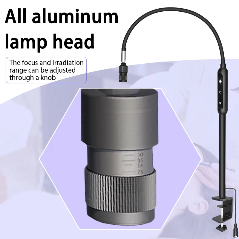 Touch desktop adjustable 5W nail and eyelash ink curing lamp grafting eyelash beauty UV treatment lamp hair extension pedal