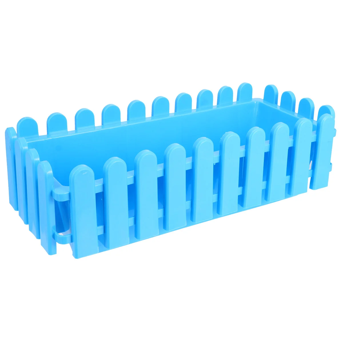 

Succulent Plants Rectangular Plastic Fence Planter Pots Planters for Indoor Pp Resin Flowerpot