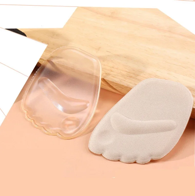 Women forefoot shoe insoles silicone gel cushion pain relief support insert pad