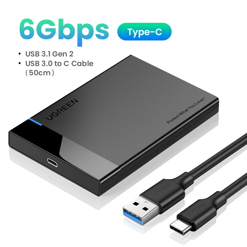 Compact USB 3.0 External Hard Drive Enclosure