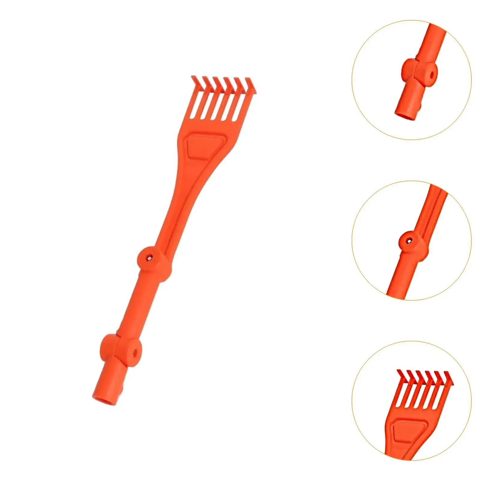 Mini Rake Gutter Cleaning Tool Gardening Tool Compact Roof Leaf Helper Garden Leaf Removal for Yard Branches Gutters Lawns