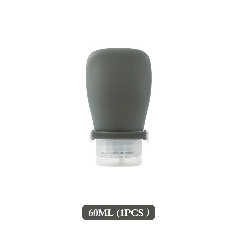 Leak-Proof Silicone Travel Bottles - Refillable Squeezable Containers for Toiletries and Liquids