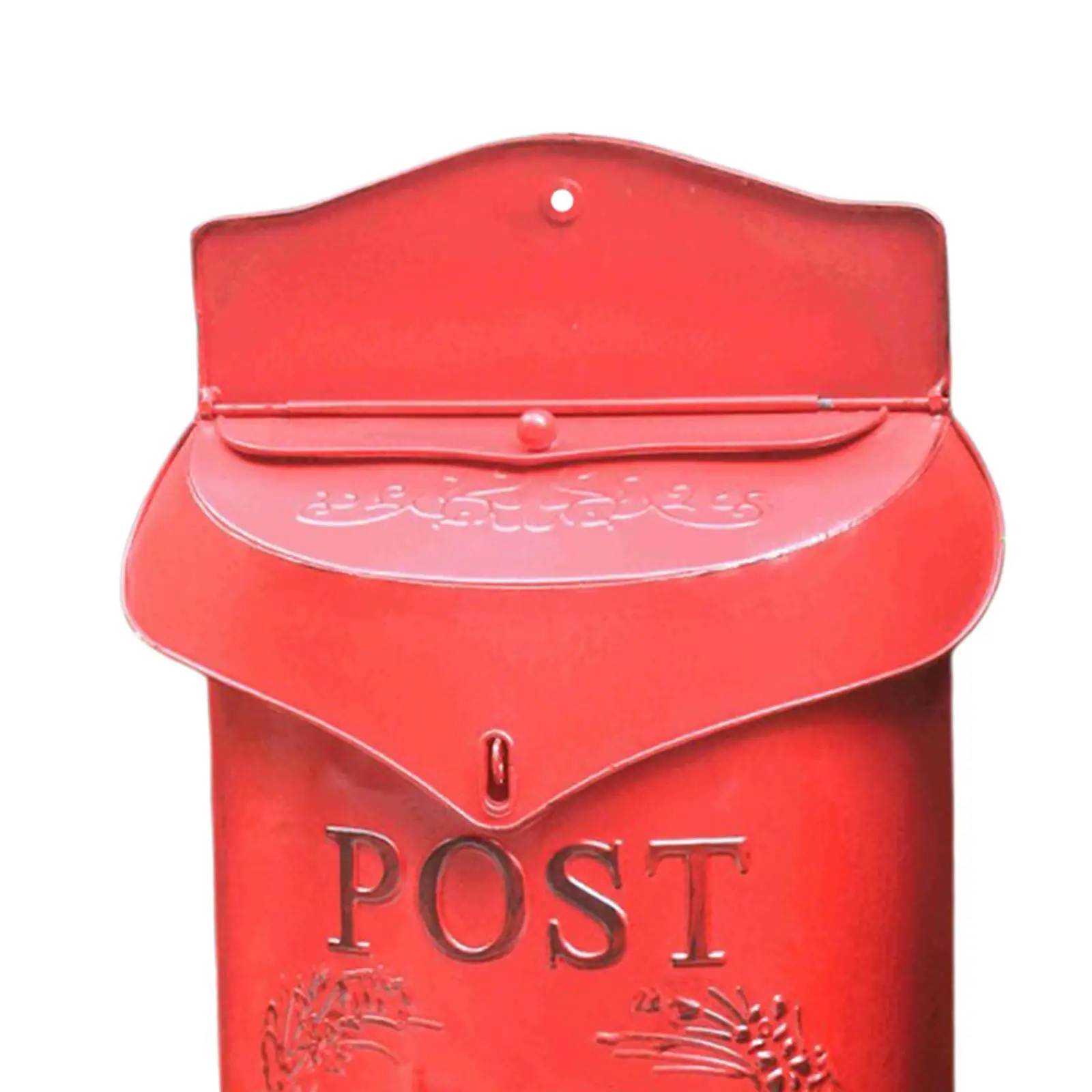 

European Wall Mount Mailbox Keys Locking Mail Box Post Letter Box Home Decor