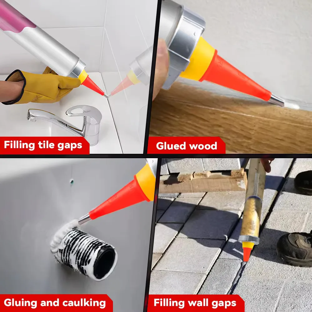 10000N Electric Caulking Gun 6 Gears Cordless Glue Gun Glass Hard Rubber Sealant Power Tool Makita 18v Battery Pin cordless glue gun