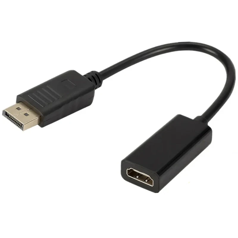 DisplayPort HDMI uyumlu adaptör kablosu 1080P DP erkek HDMI uyumlu dişi Video dönüştürücü PC TV dizüstü bilgisayar aksesuarı