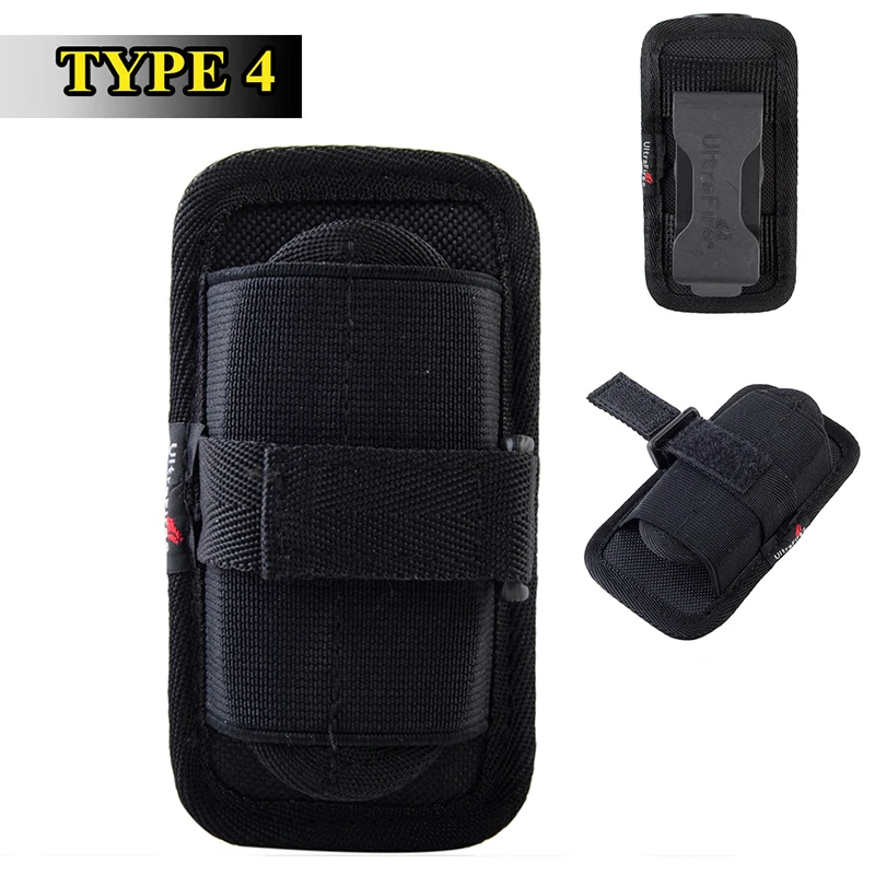 Tactical Flashlight Case Belt Pouch Molle 1000D Nylon Cover for Tactical Lamp Holder LED Torch Holster EDC Tool Fanny Pack 5