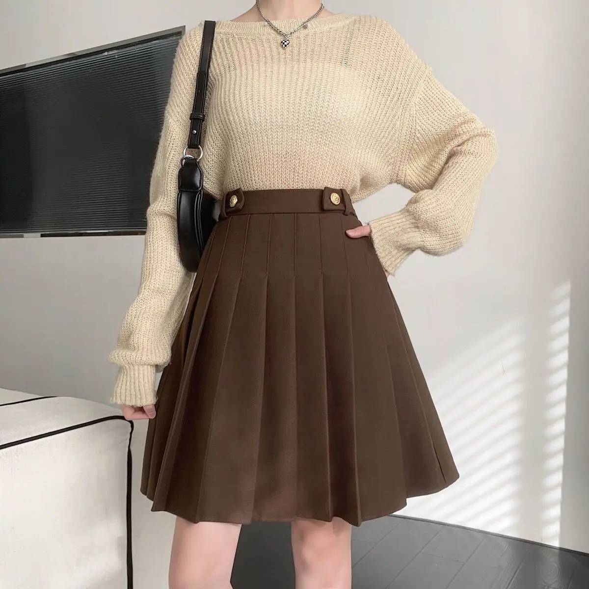 Рисунок 2 - Твидовая плиссированная юбка большого размера