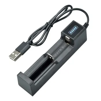 USB 18650 충전 리튬 배터리 충전기, 301 303 레이저 펜 배터리 충전기 손전등에 적합, 3.7V, 4.2V