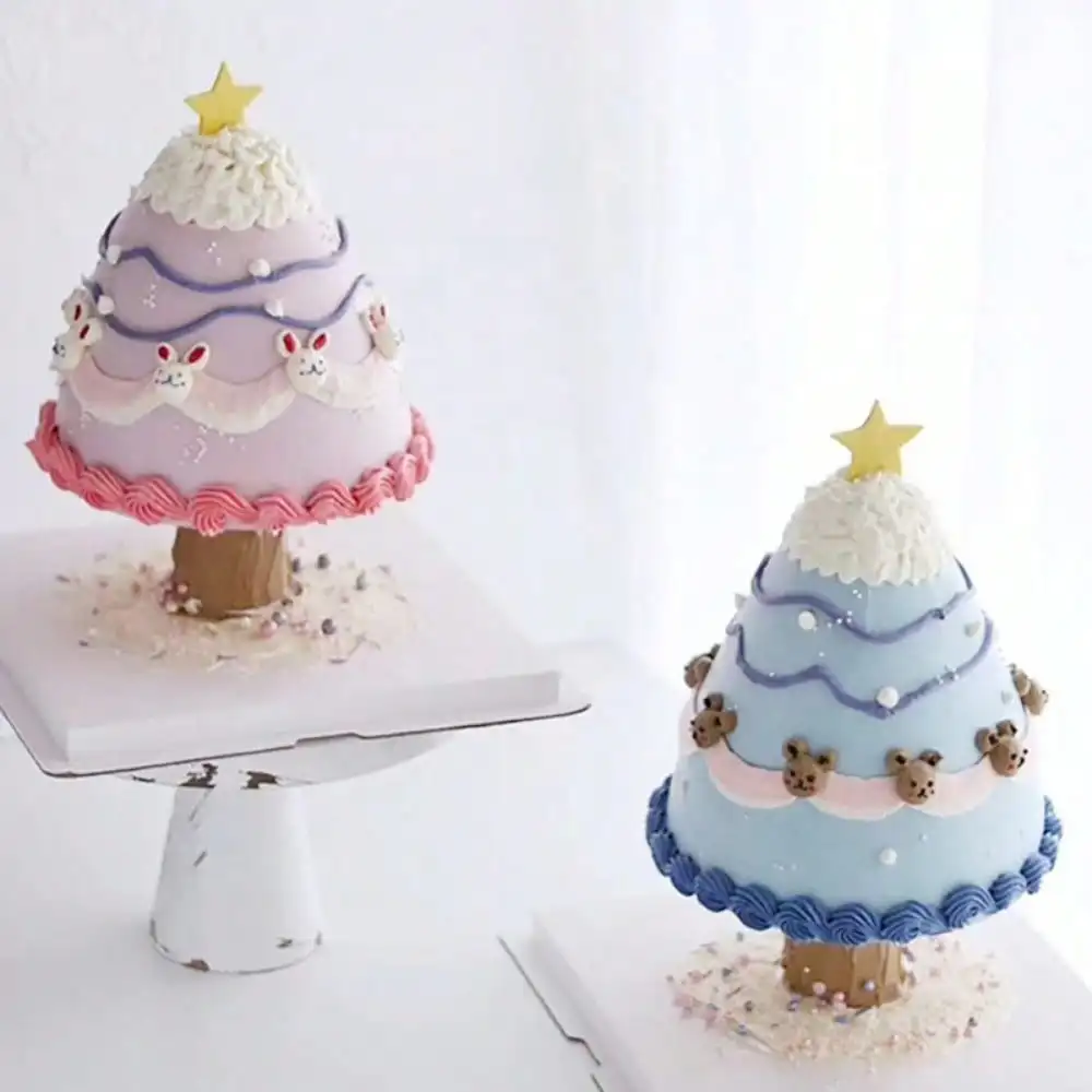 1pc 4/6/8 Inch Cake Mold Holder Multi-tier Base Wishing Tree Dessert Spacer Stacking Stand Tray Birthday Chassis Decoration