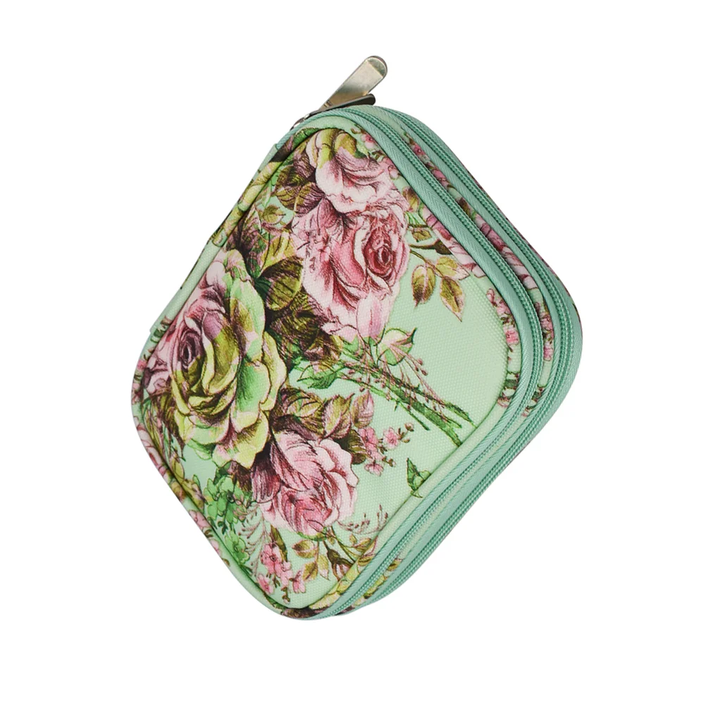 

19 X19cm Circular Knitting Needles Bag Crochet Storage Organizer Tools Container