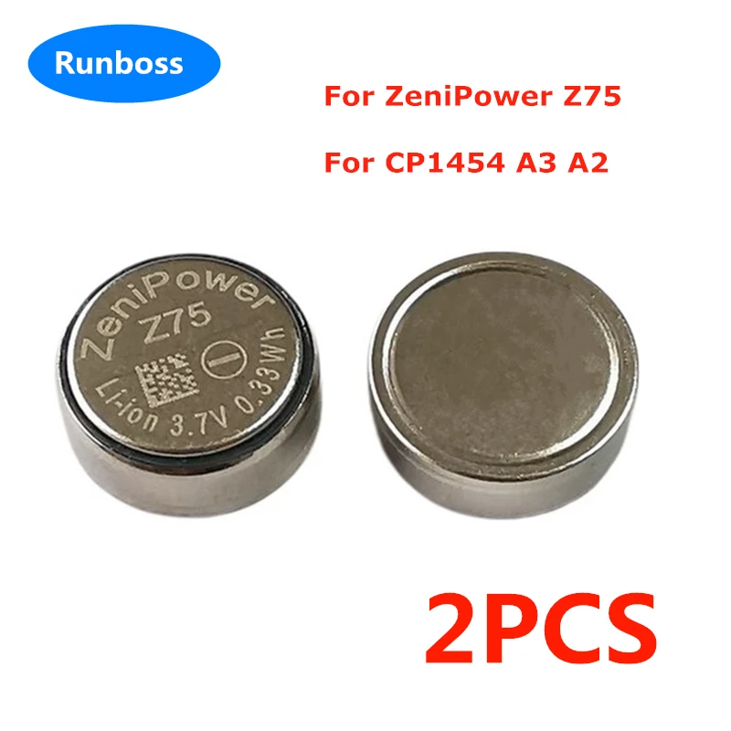 

2PCS 3.7V 89mAh Zenipower Z75 Battery CP1454 For Master & Dynamic MW07 &Samsung Gear IconX 2018 & GALAXY Buds+ Live PLUS SM-R140