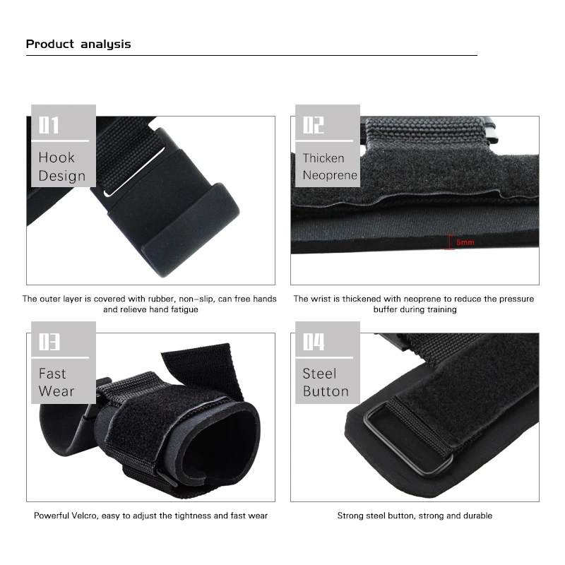 Weight Lifting Hook Straps 4