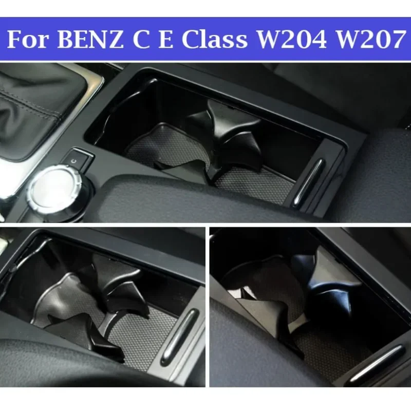 2046802391 메르세데스-벤츠 C-클래스 E-클래스 W204 S204 C207 W212 A207 2008-2015용 센터 콘솔 음료 컵 홀더 액세서리