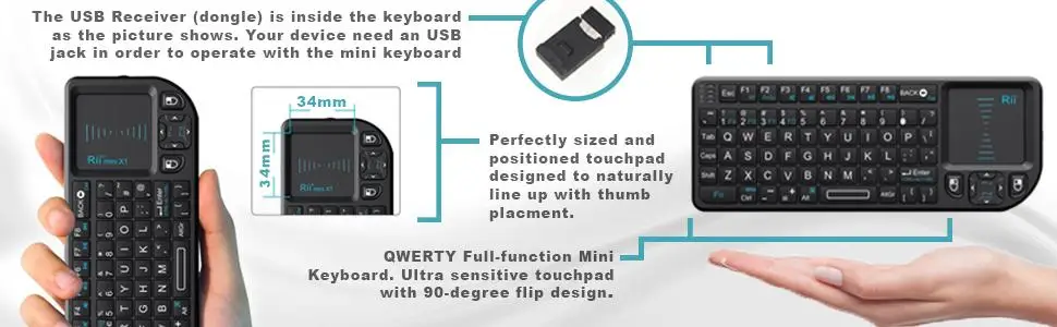 rato tocante e controle remoto. Mini Wireless