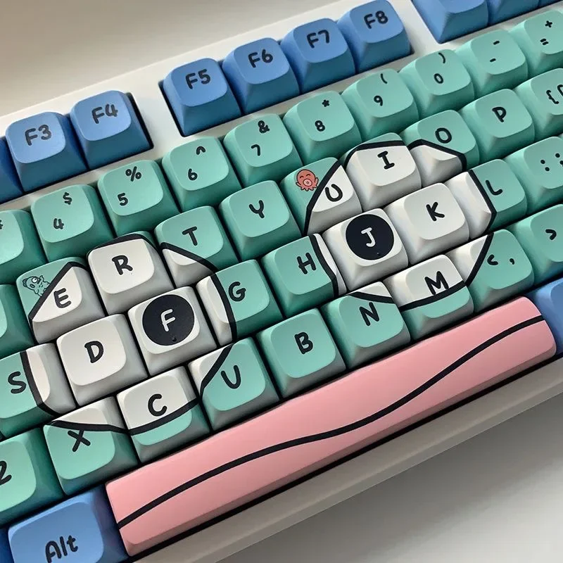

140 set Keys Cartoon Keycaps XDA Profile PBT 5-side Dye Sublimation Mechanical Keyboard Keycap For MX Switch