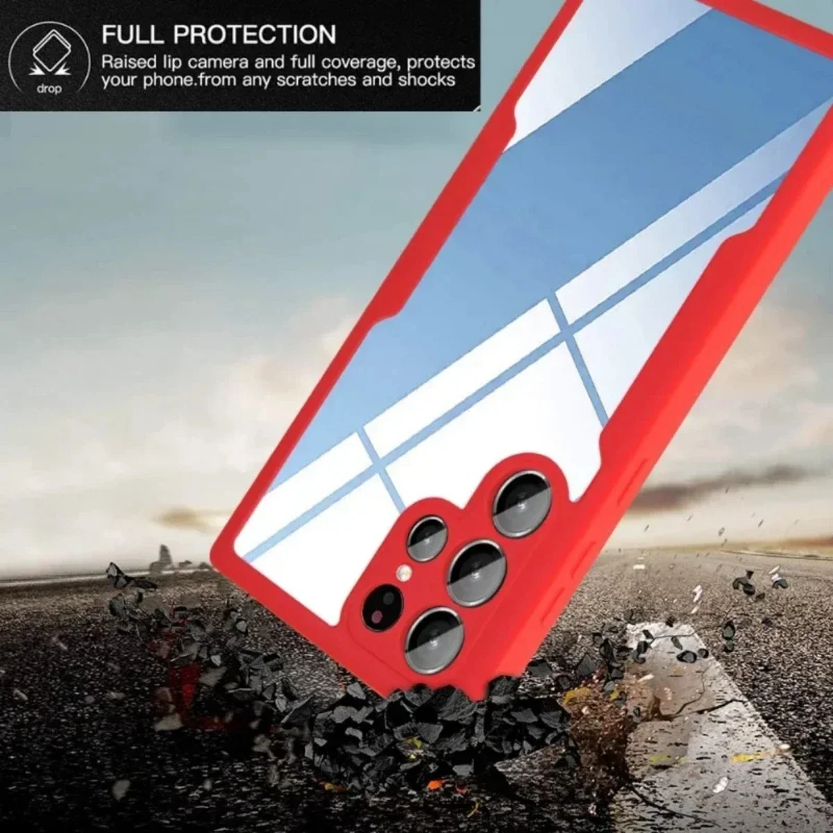 Ultra Durable 360 Clear Phone Case with Full Screen Protection