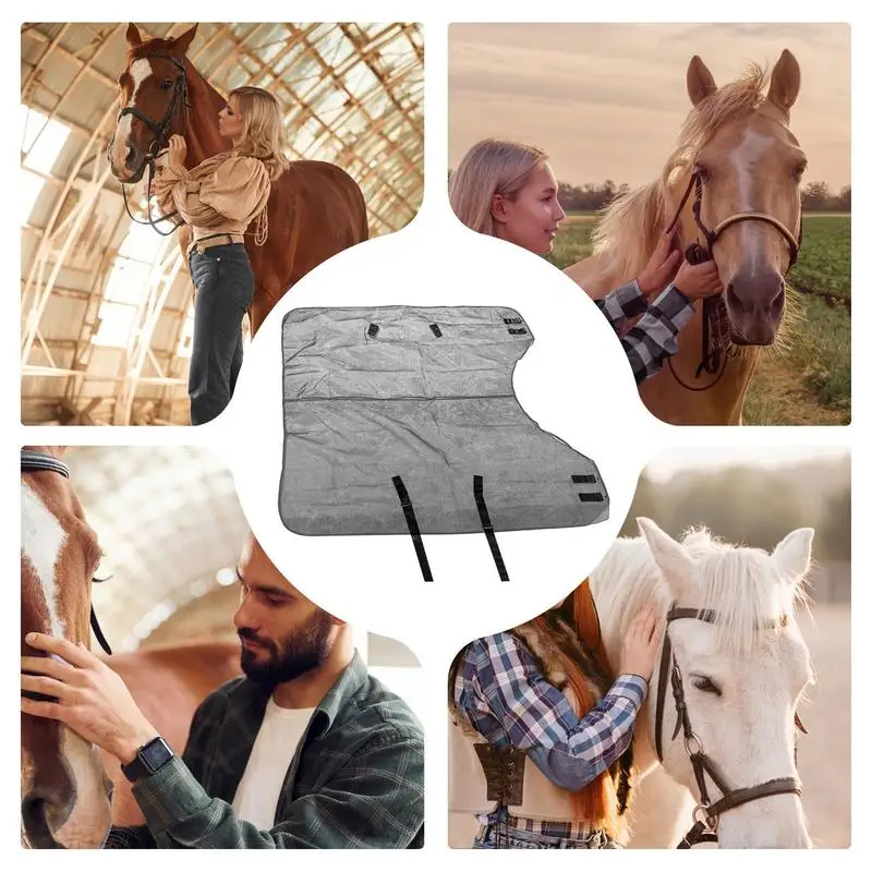 Comfy Mesh Fly Sheet For Horses Adjustable Reusable Fly Sheet Horse Care Sheets UV Protective Horse Fly Sheet Lightweight 3