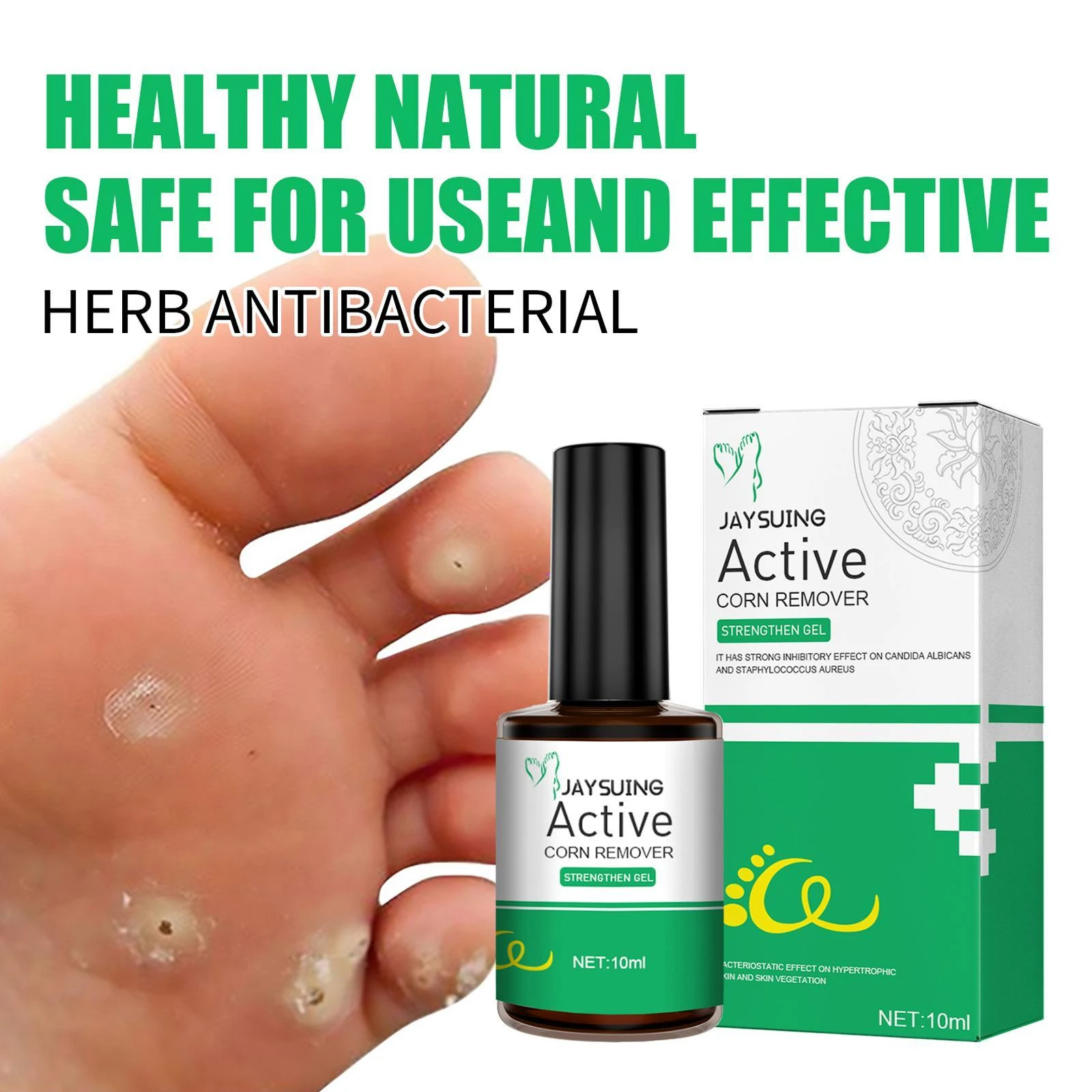 Jox10ml Active Corn Strengthen Gel Foot Remover 【59OFF!】